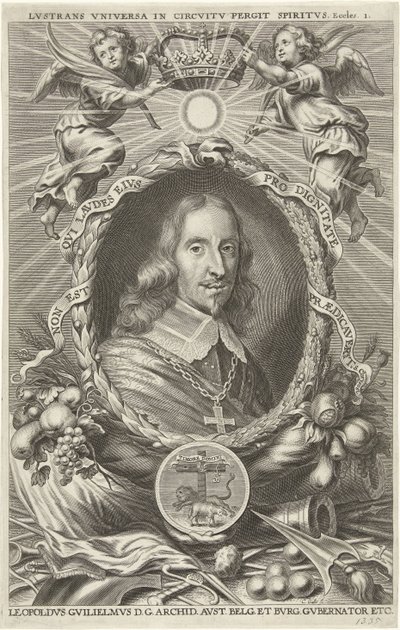 Portrait of Leopold Wilhelm, Archduke of Austria by Cornelis Galle (II)