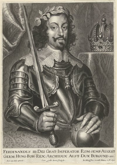 Portrait of Emperor Ferdinand III by Cornelis Galle (II)