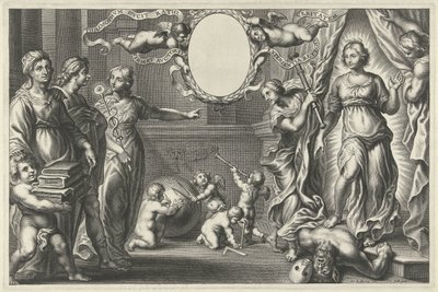 Reason and Philosophy Show a Young Man the Truth by Cornelis Galle (II)