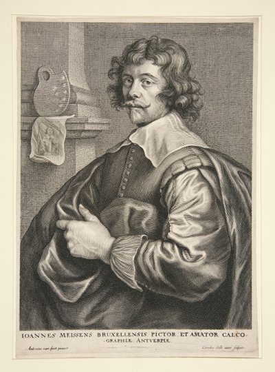 Joannes Meissens, Painter and Publisher in Brussels by Cornelis Galle II