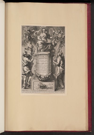Title Page for Liutprand, Opera by Cornelis Galle II after Erasmus Quellinus II after Sir Peter Paul Rubens