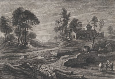 Landscape with Draw-Well, 1638-60 by Cornelis Galle I