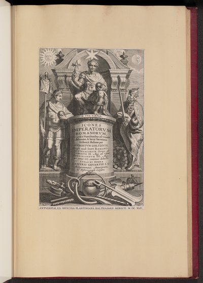 Title Page for Hubert Goltzius