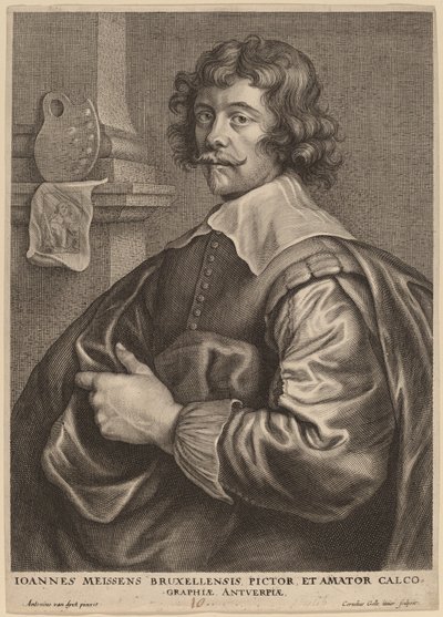 Joannes Meyssens by Cornelis Galle I after Sir Anthony van Dyck