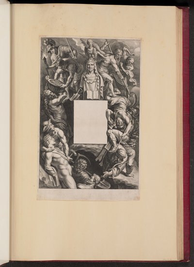 Title Page for Hubert Goltzius, Romanae et Graecae Antiquitatis Monumenta (Opera Omnia, I) by Cornelis Galle I after Sir Peter Paul Rubens