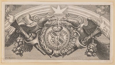 Vignette for Title Page of Balthasar Cordier, Catena Patrum Graecorum in Sanctum Ioannem by Cornelis Galle I after Sir Peter Paul Rubens
