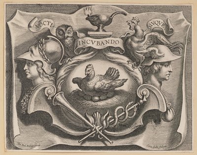 Vignette for the Title Page of Martinus Bonacina, Opera Omnia by Cornelis Galle I after Sir Peter Paul Rubens