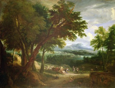 David and Abigail by Cornelis Huysmans