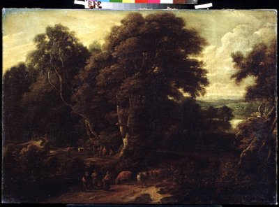Landscape of Flanders with Cattle by Cornelis Huysmans