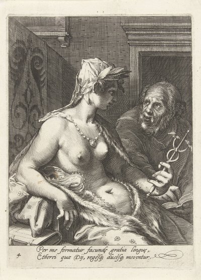 Rhetoric (The Seven Liberal Arts) by Cornelis Jacobsz. Drebbel
