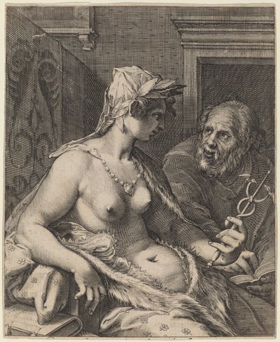 Poetry by Cornelis Jacobsz Drebbel, after Hendrik Goltzius