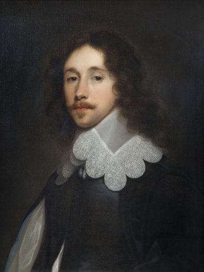 Portrait Of Lucius 2nd Viscount Falkland by Cornelis Janssens van Ceulen
