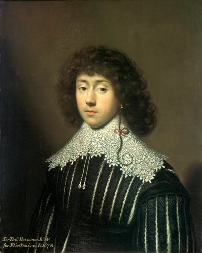 Sir Thomas Hanmer, 1612-1678 by Cornelis Janssens van Ceulen