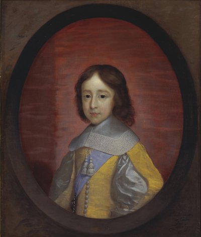William III, Prince of Orange 1650-1702, as a child by Cornelis Janssens van Ceulen