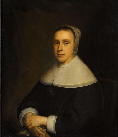 Portrait of Elisabeth Vervoorn (1617-57), Wife of Johan van Someren by Cornelis Jonson van Ceulen (I)