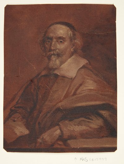 Portrait of the Painter Adriaen van Nieulandt by Cornelis Jonson van Ceulen