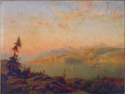 Travellers Resting by the River by Cornelis Lieste