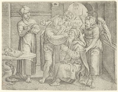 Healing of Tobit (History of Tobias) by Cornelis Massijs