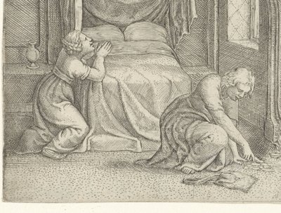 Wedding Night of Tobias and Sarah (History of Tobias) by Cornelis Massijs