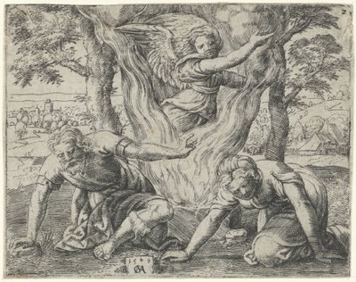 Offering of Manoah by Cornelis Massijs