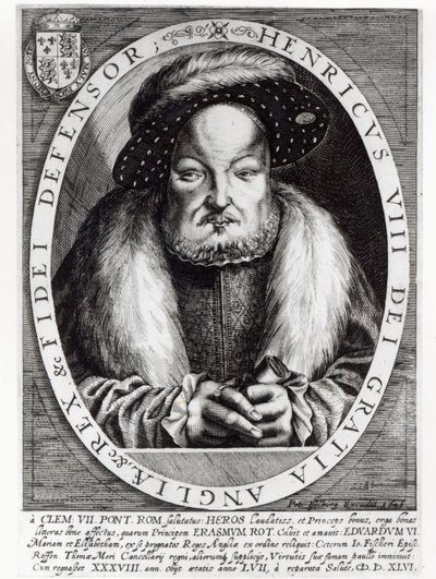 Portrait of Henry VIII by Cornelis Massys
