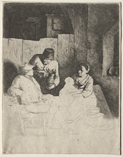 The Mother Seated in an Inn by Cornelis Pietersz Bega