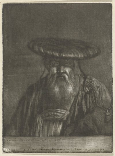 Oriental Man by Cornelis Ploos van Amstel (signed by artist)