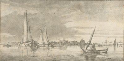 River View by Cornelis Ploos van Amstel (signed by artist)