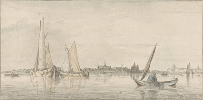 River View by Cornelis Ploos van Amstel (signed by artist)