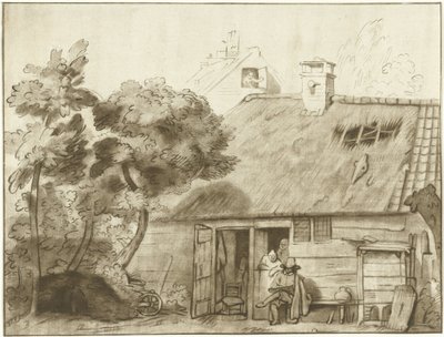 Draftsman for Farm by Cornelis Ploos van Amstel (signed by artist)