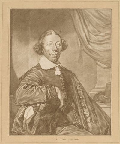Portrait of a Seated Man by Cornelis Ploos van Amstel