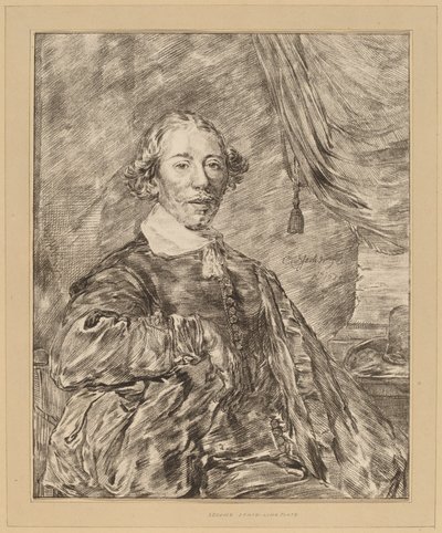 Portrait of a Seated Man by Cornelis Ploos van Amstel