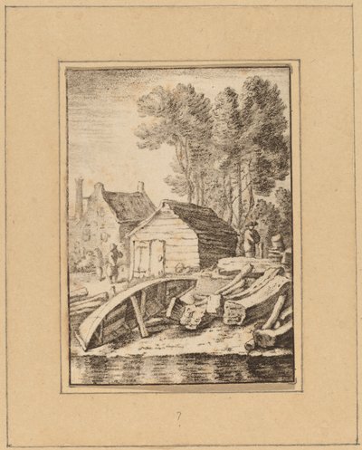 Shipyard by Cornelis Ploos van Amstel