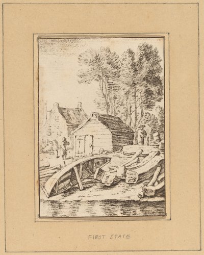 Shipyard, 1761, published 1765 by Cornelis Ploos van Amstel