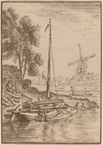 Winding River, 1761, published 1765 by Cornelis Ploos van Amstel