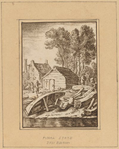 Shipyard by Cornelis Ploos van Amstel after Herman Saftleven