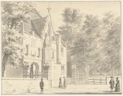 Rear Part of the Great Church in Edam by Cornelis Pronk