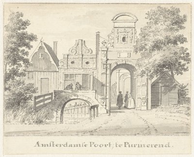 The Amsterdam Gate in Purmerend by Cornelis Pronk