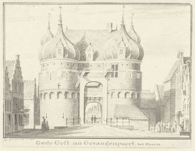 The Old Eastern Gate or Prison Gate in Hoorn by Cornelis Pronk
