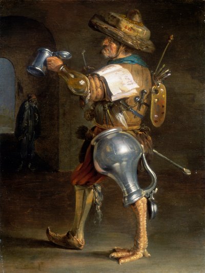 Anthropomorphic Figure of a Man by Cornelis Saftleven