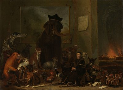 Satire on the Trial of Johan van Oldenbarneveldt by Cornelis Saftleven