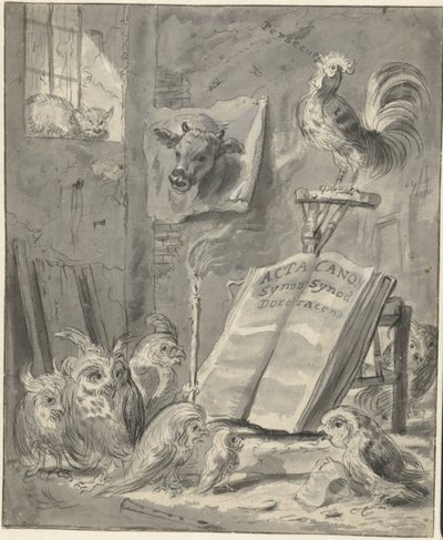 Satire on the Synod of Dordrecht, 1618 by Cornelis Saftleven