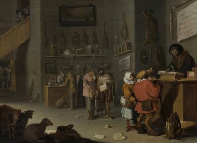 Dispute over a Cow Costs at Least Another (Who Sues for a Cow?). 1629 by Cornelis Saftleven