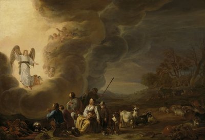 The Annunciation to the Shepherds by Cornelis Saftleven