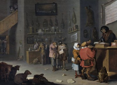 Who Continues for a Cow? by Cornelis Saftleven