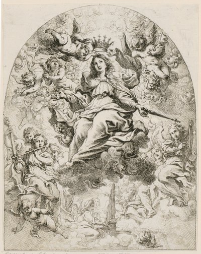 The Coronation of the Virgin by Cornelis Schut
