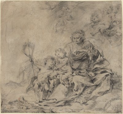 The Virgin and Child with John the Baptist by Cornelis Schut I