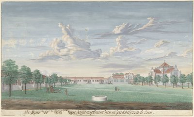 The Courtyard of Fort Jaffnapatnam in Ceylon by Cornelis Steiger