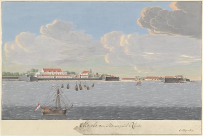 View of Colombo from the Roadstead by Cornelis Steiger
