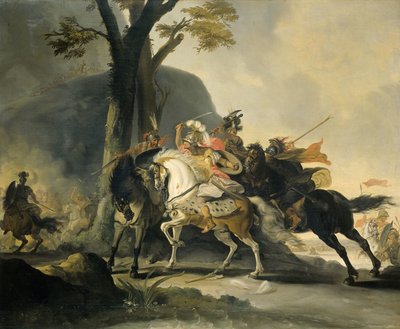 Alexander the Great at the Battle of the Granicus Against the Persians by Cornelis Troost